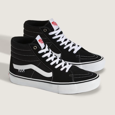 Vans Skate Sk8-Hi (Black/ White)