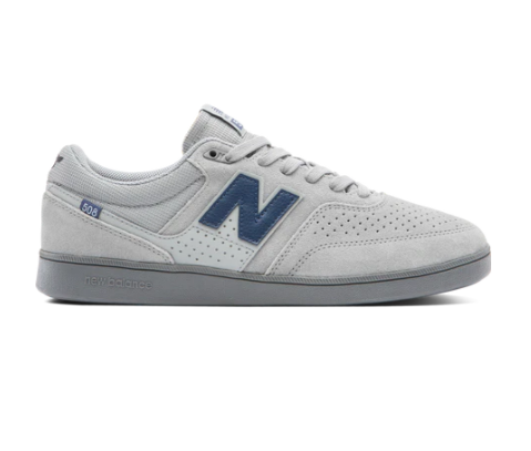 New Balance Numeric Brandon Westgate 508 Shoes (Grey/Blue) - Plus Skateboarding