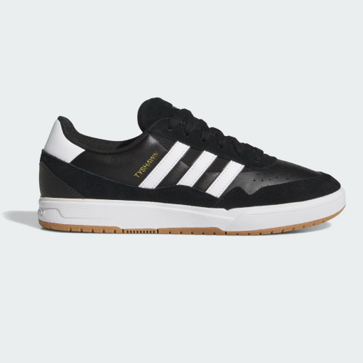 Adidas Tyshawn II (Black/ White) - Plus Skateboarding