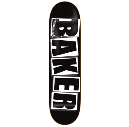 Baker Black/White Brand Logo 8.25" Deck