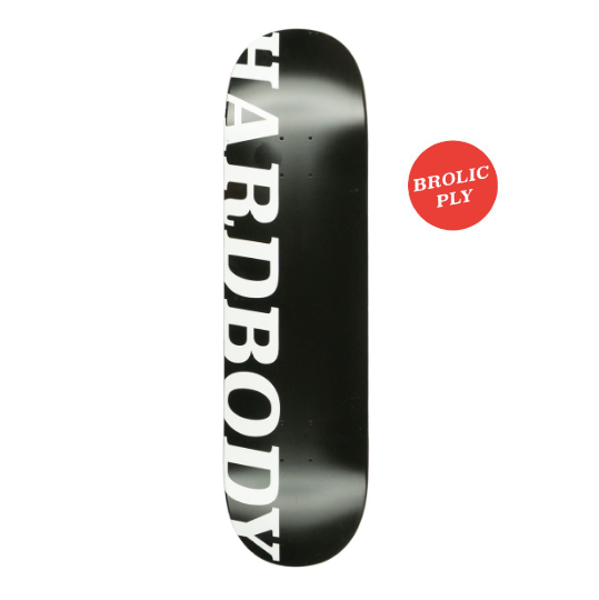 Hardbody Classic Logo Brolic Ply Deck 8.0