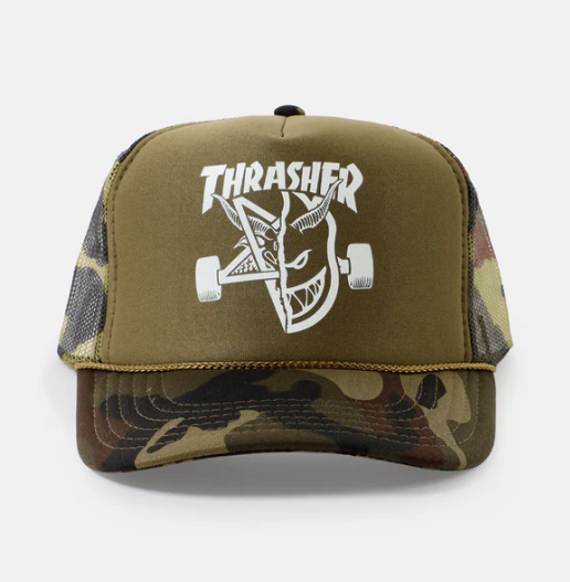 Thrasher x Spitfire Thrash and Burn Trucker Hat