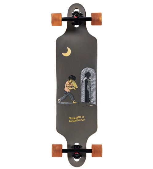 Prism Kentaro Series Death Night 36" Revel Longboard - Plus Skateboarding