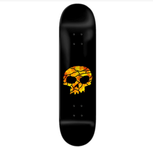 Zero Team Single Skull Stained Glass Deck 8.25