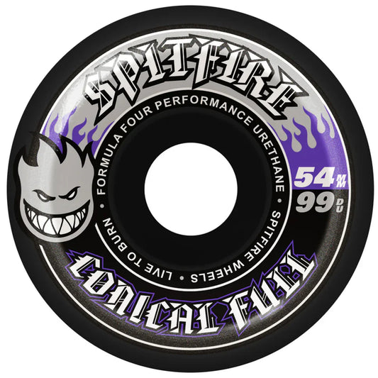 Spitfire F499 Conical Full Black 54mm