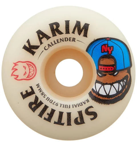 Spitfire F4 Karim Callender Burn Squad Radial Full 58mm 97a Wheels