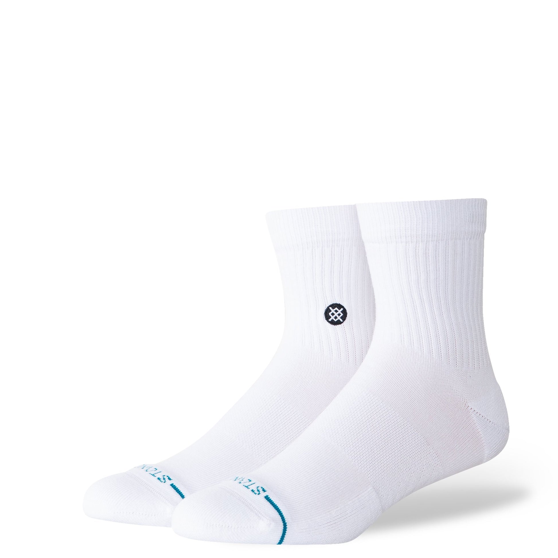 Stance Icon Quarter Socks White