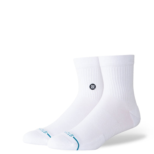 Stance Icon Quarter Socks White