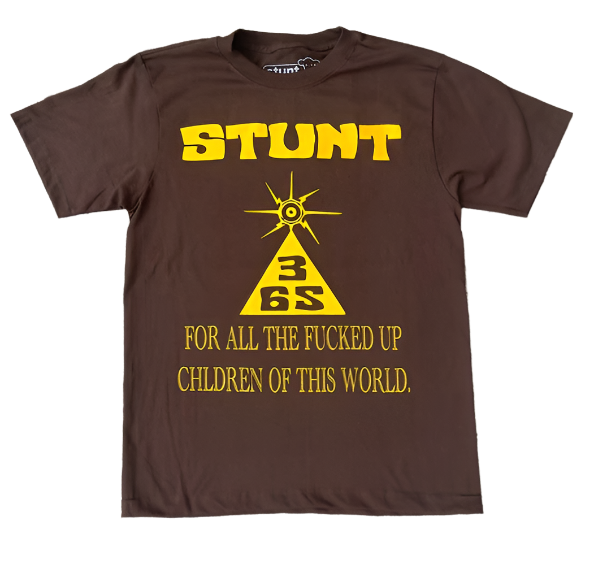 Stunt 365 Tee brown yellow 3S