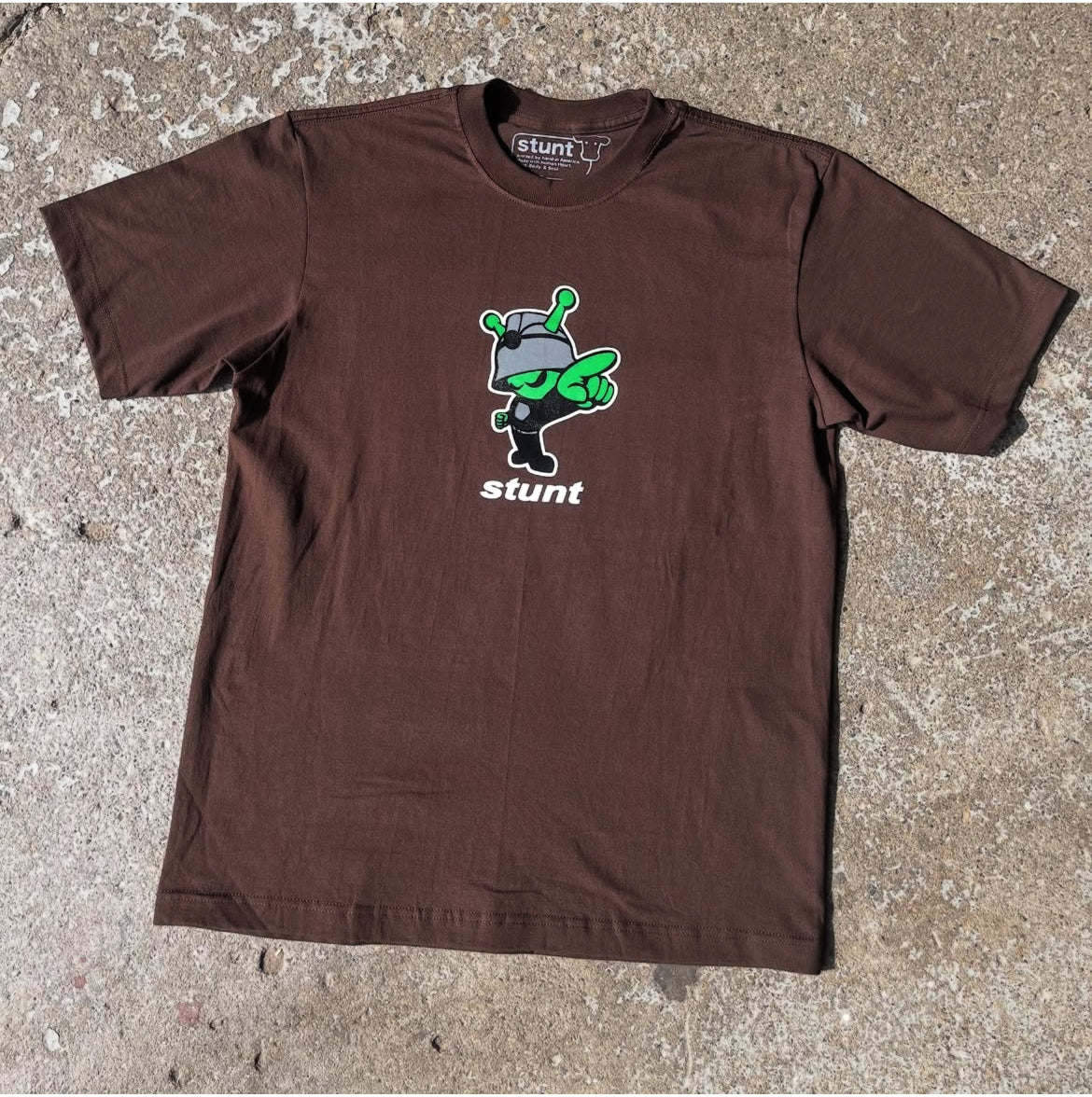 Stunt 365 Destroy All Humans Tee Brown Green