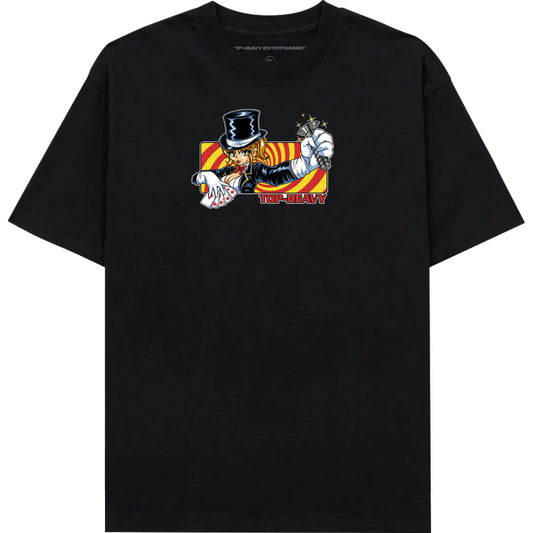 Top Heavy Sleight of Hand Tee (Black)