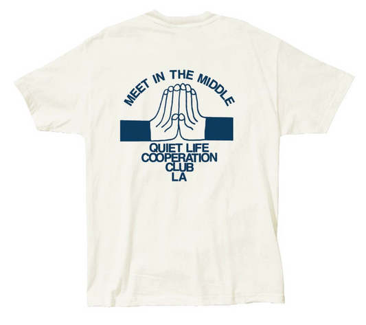 The Quiet Life Cooperation Club Tee White back