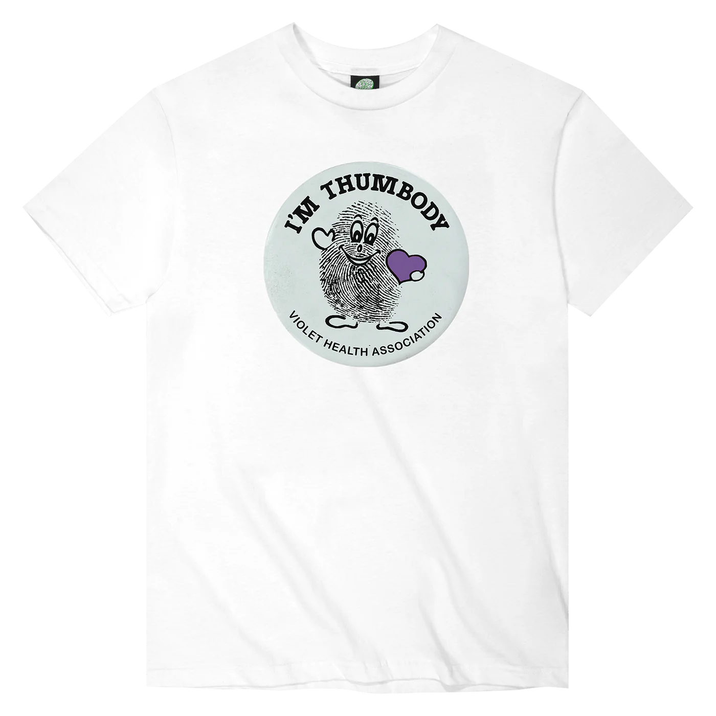 Violet "I'm Thumbody" Violet Health Association T-shirt (White)