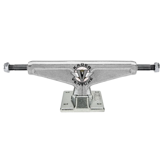 Skateboard truck with 'Kager' and 'Venture' branding on a white background