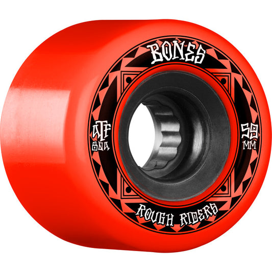 Bones Rough Rider Runner Wheels 59mm 80A Red