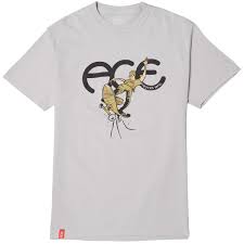 Ace Wrench Pivot Tee (Grey) - Plus Skateboarding