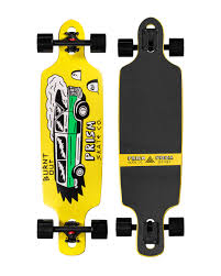 Prism Pizza Boobs Drop Through Longboard 9.25 x 34.5 - Plus Skateboarding