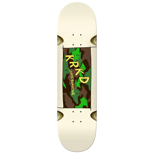 Krooked Team Kamo White Deck 8.5