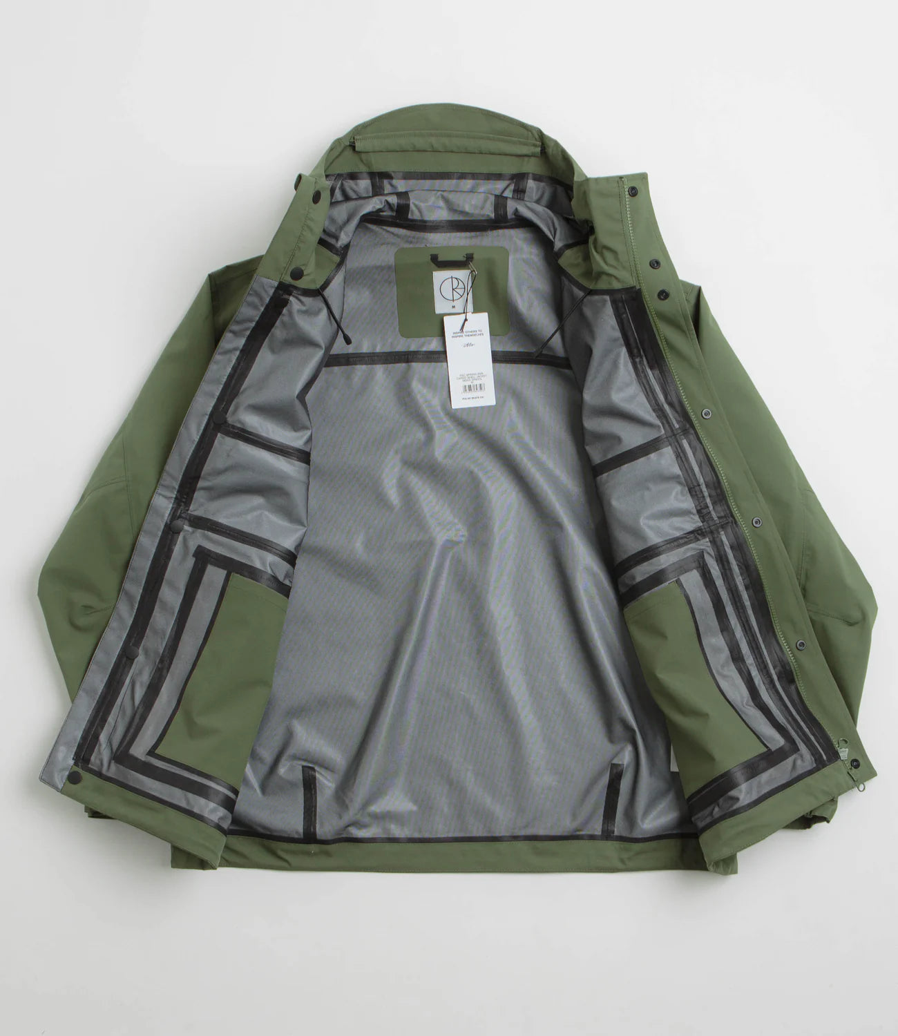 Polar Skate Co. Cargo Shell Jacket (Moss Green) - Plus Skateboarding
