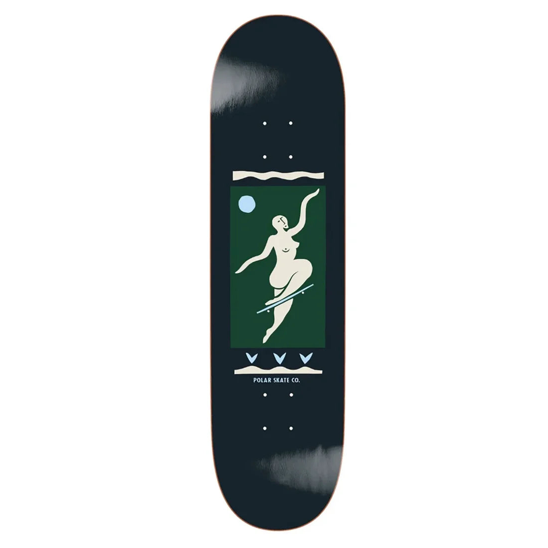 Polar No Comply Charcoal Deck (8.5")