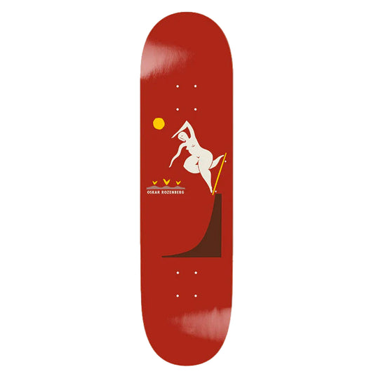 Polar Oskar Rozenberg BS Noseblunt Burnt Red Deck 8.25" (Short)