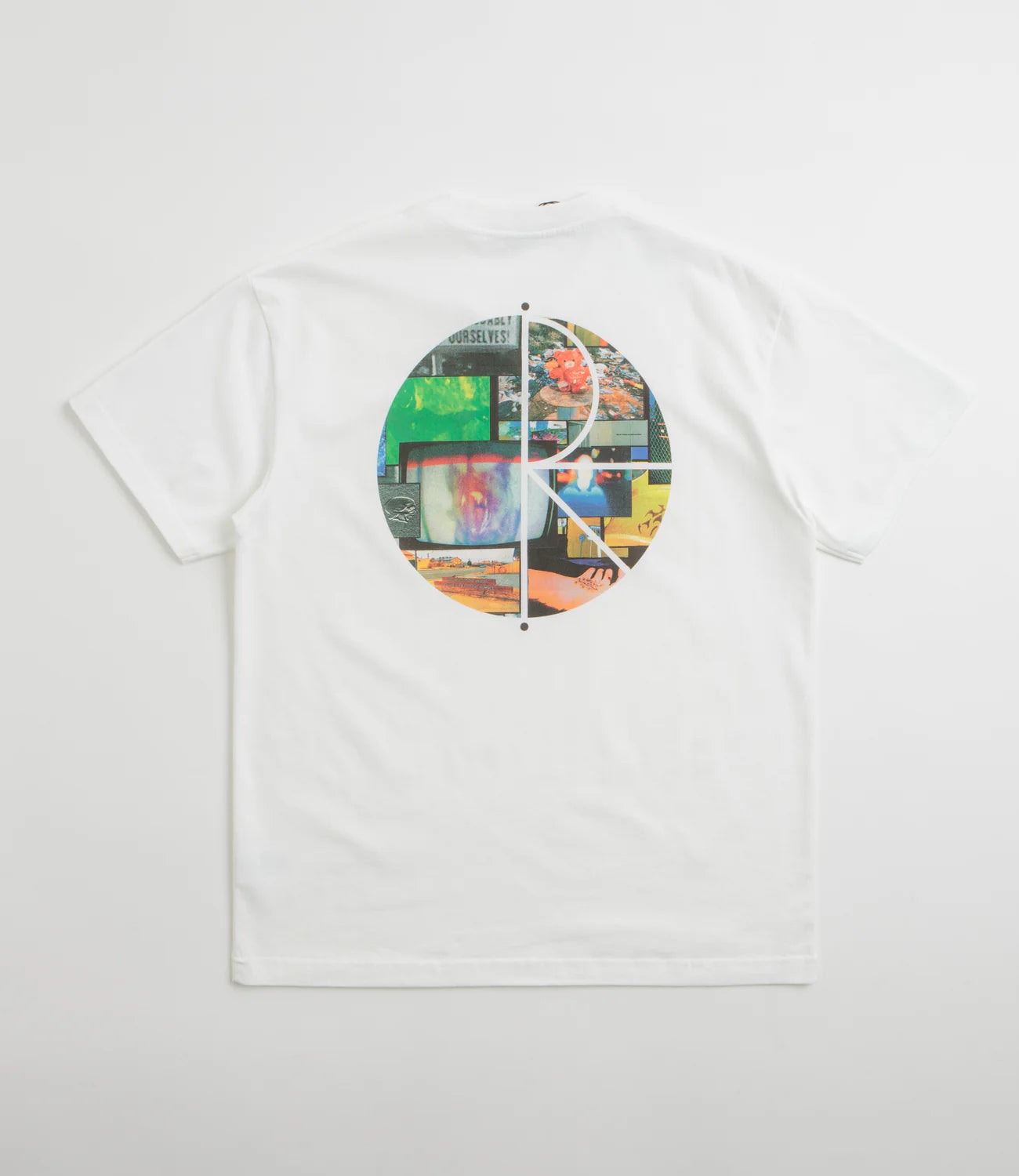 Polar Skate Co. Fill Logo Ourselves Collage Tee (White)