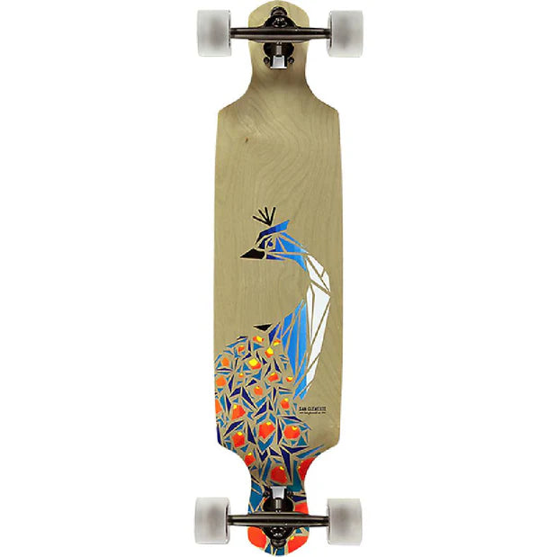 San Clemente Birds of Paradise Drop Through Longboard 36"