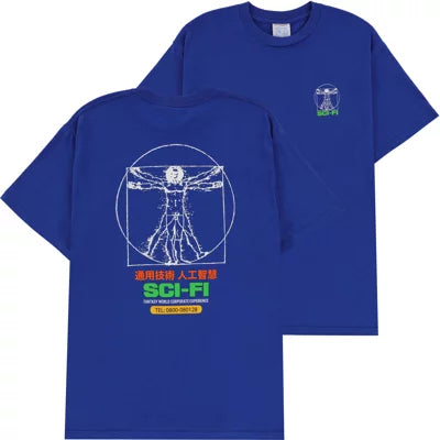 Sci-Fi Fantasy Chain of Being 2 tee- Blue