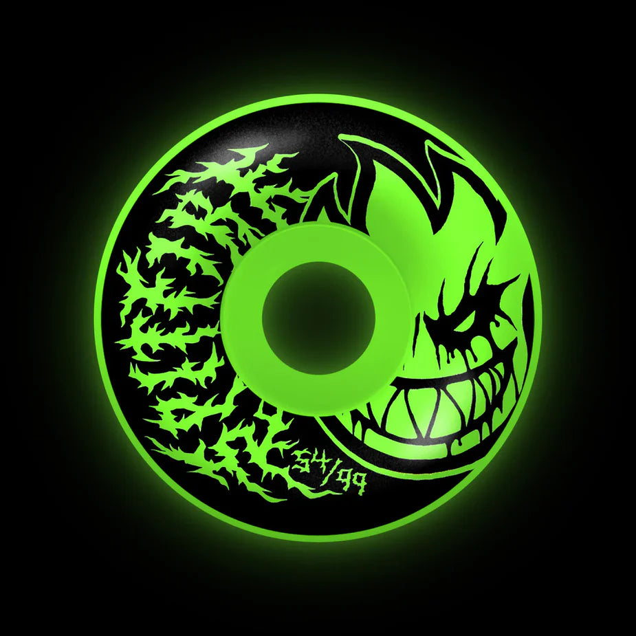 Spitfire F4 54mm Radial Full 99a Deathmask II Bighead Glow Wheels