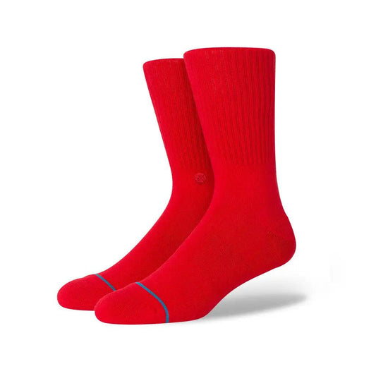 Stance Icon Red Crew Socks