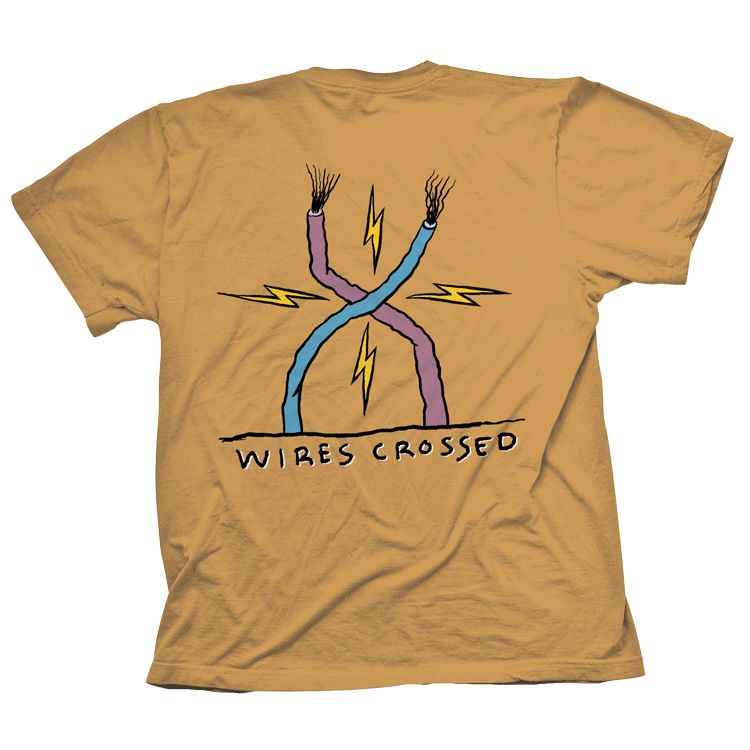 Toy Machine Wires Crossed T-shirt Gold