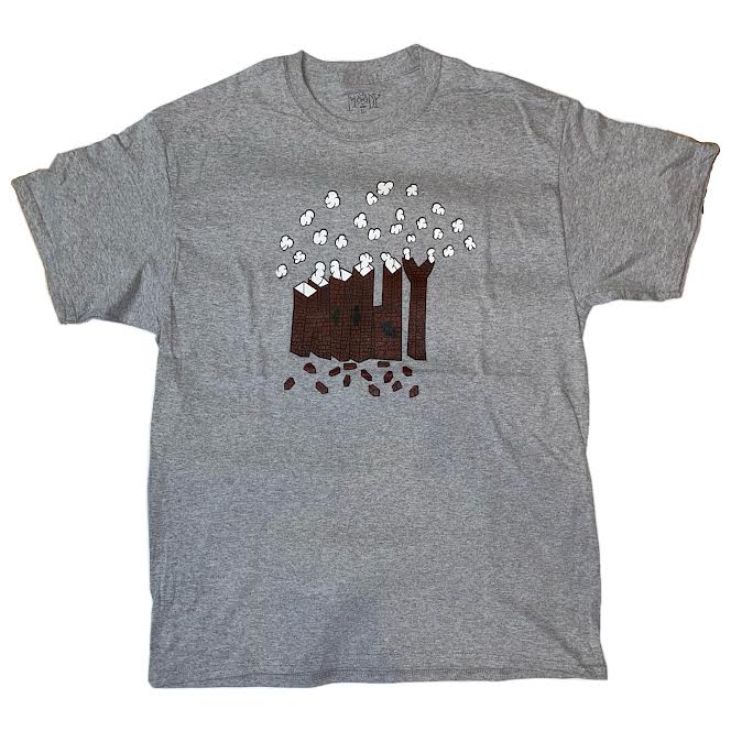 Moody Chimney Tee - Plus Skateboarding