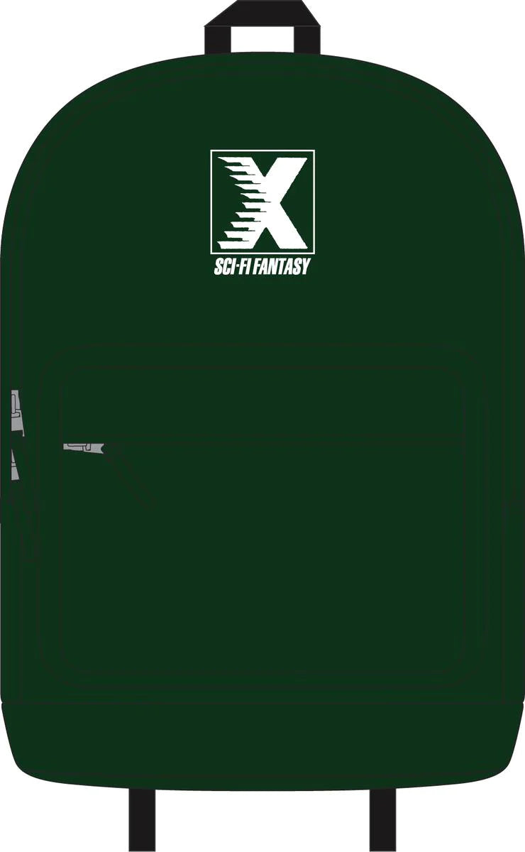 Sci Fi Fantasy X Logo Backpack (Green)