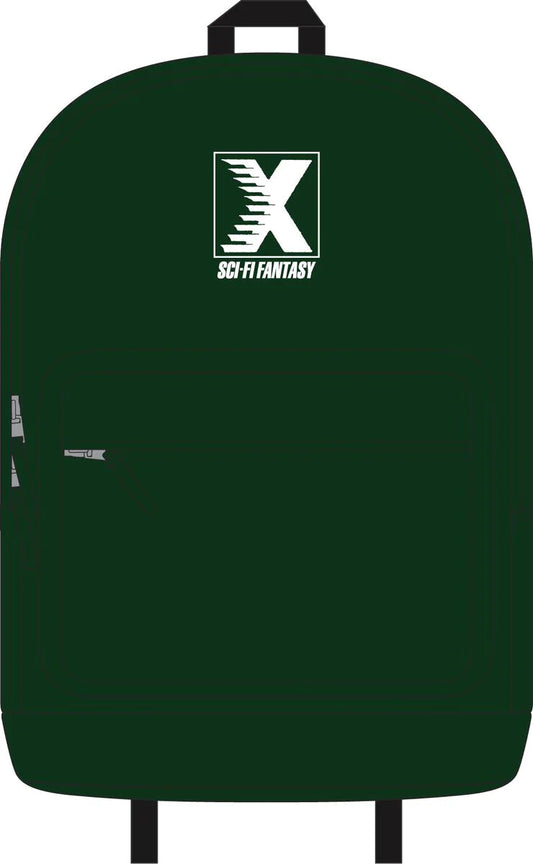 Sci Fi Fantasy X Logo Backpack (Green)