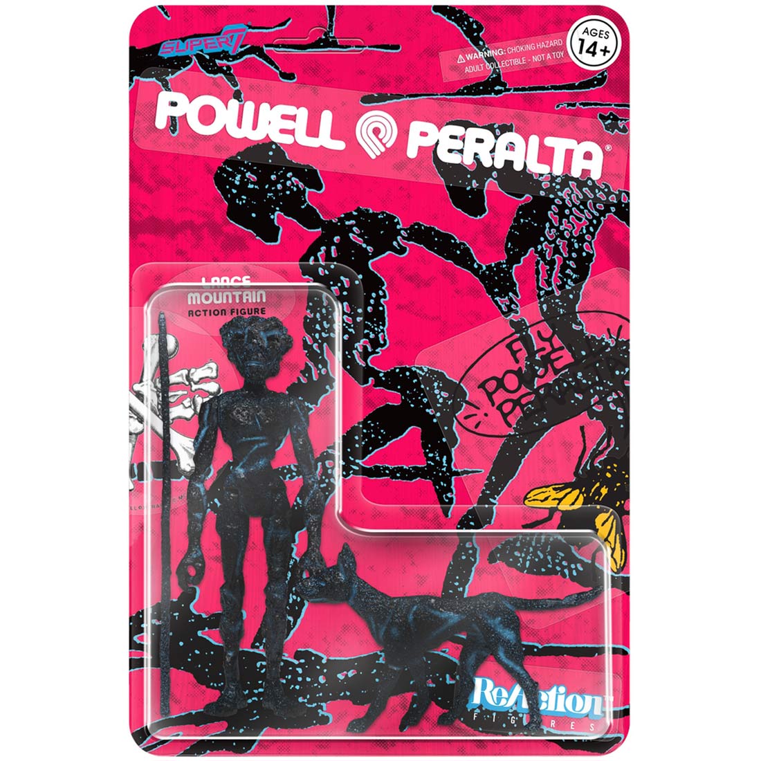 Super7 Powell Peralta Re-Action Figure Lance Mountain Color - Plus Skateboarding