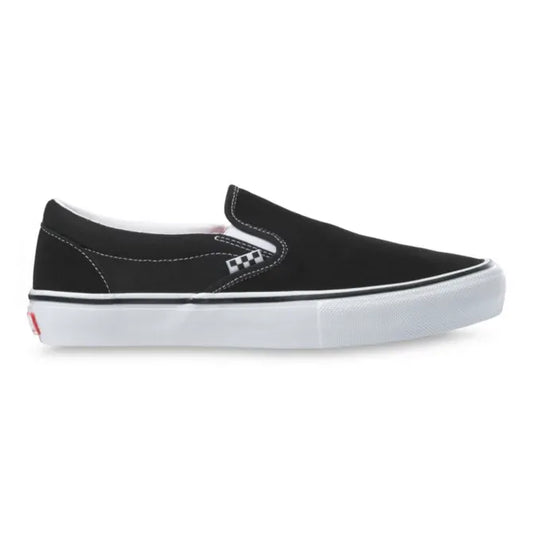 Vans Skate Slip-On (Black/White) - Plus Skateboarding