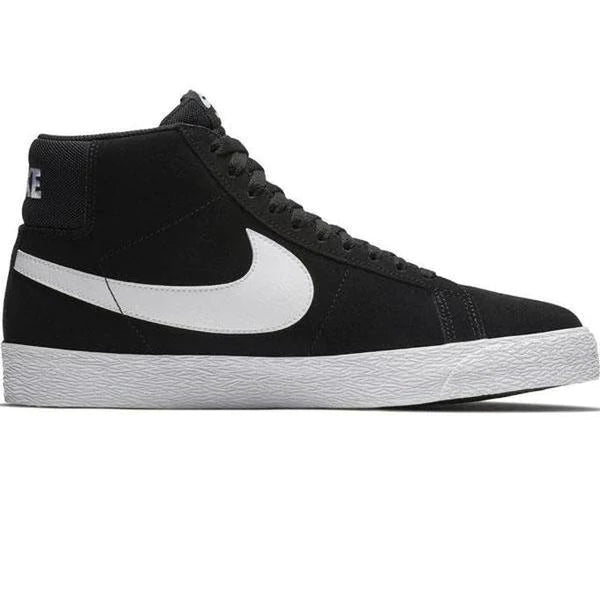 Nike SB Blazer Mid (Black/White) - Plus Skateboarding