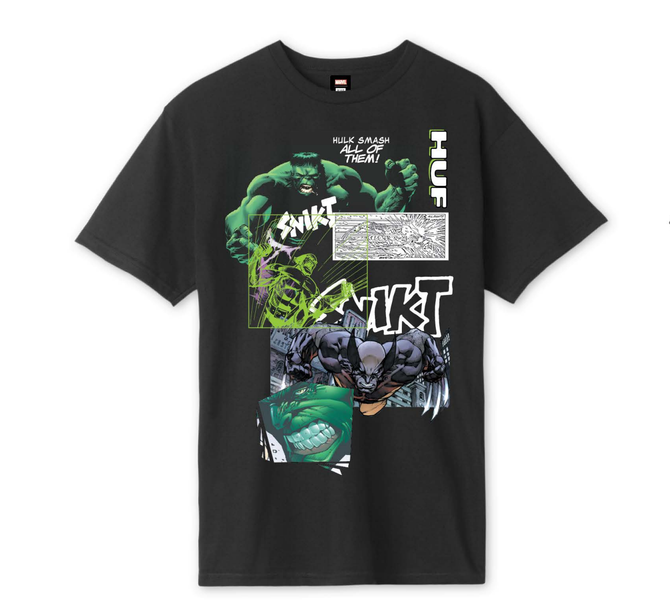HUF x Marvel Hulk Smash T Shirt