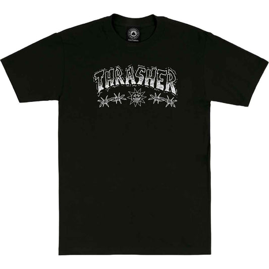 Thrasher Barbed Wire T-Shirt (Black)
