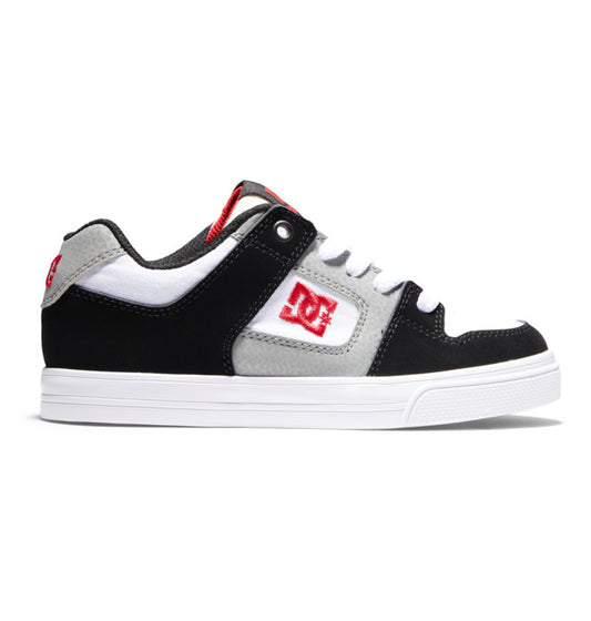 DC Pure Youth Shoes (White/Black/Red)