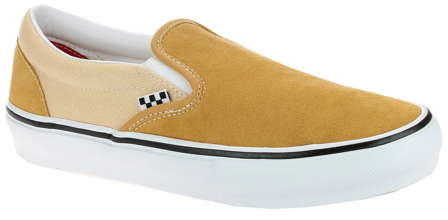 Vans Skate Slip-On Shoes (Honey Peach/White)